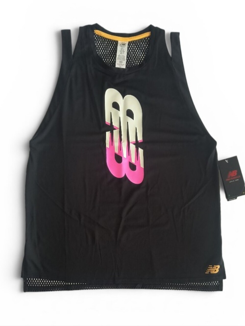 New Balance Relentless Sweat Black Tank Top Size L